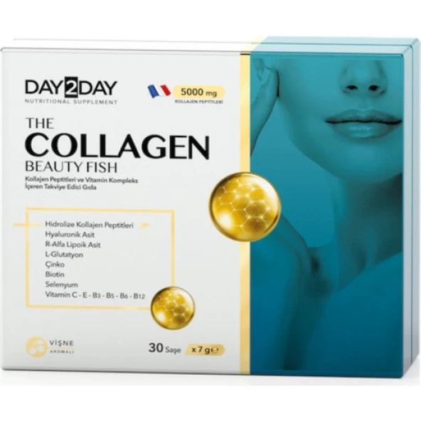 Day 2 Day The Collagen Beauty Fish Kollajen 30 Saşe x 7 gr