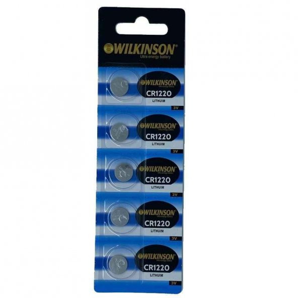 WILKINSON 1220 3V Lityum Düğme Pil 5li Paket