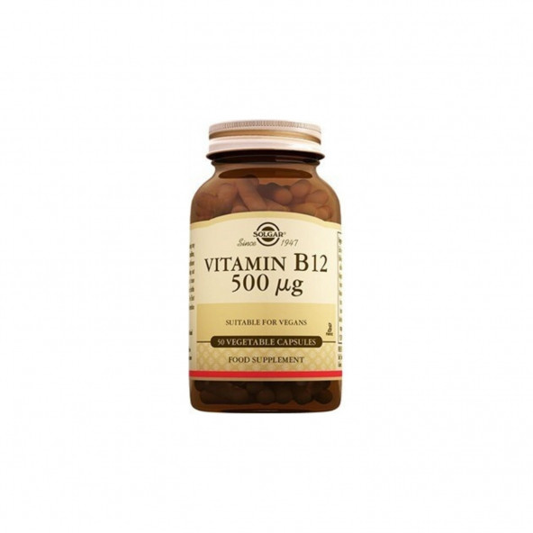 Solgar Vitamin B12 500 Mg 50 Kapsü