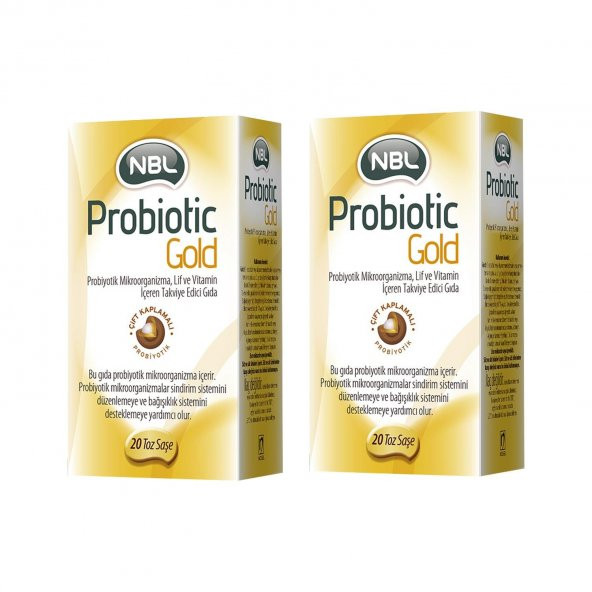 NBL Probiotic Gold 20 Stick Saşe 2 ADET