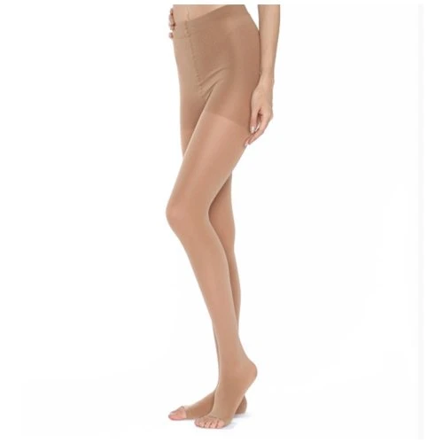 Külotlu Burnu Açık CCL2 Bej Varis Çorabı 1 NUMARA ürün görseli 1