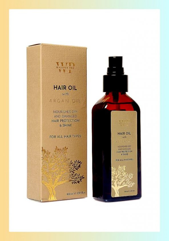 Whisper Pro Argan Oil Işıltı ve Parlaklık veren Yoğun Nemlendirici Argan Yağı 100 ml