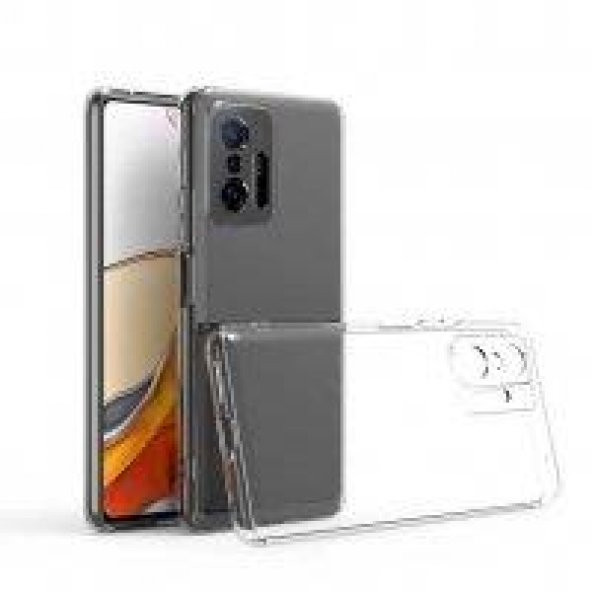 Xiaomi Mi 11T Kılıf Lüx Şeffaf Silikon 7O7D404G21411 - Resim 2