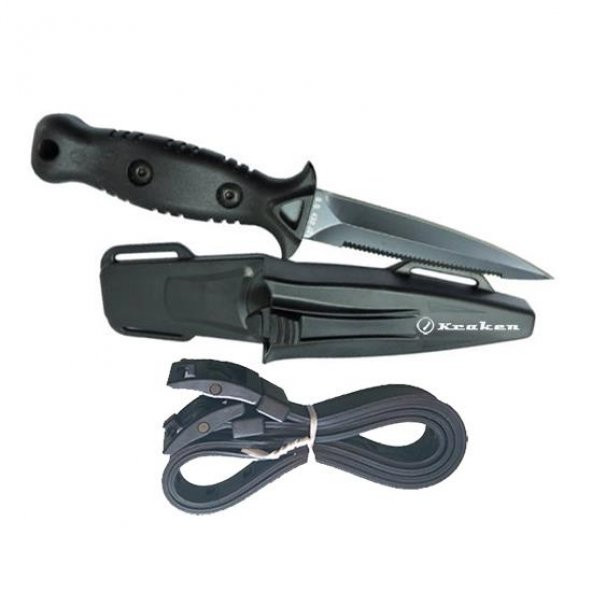 KRAKEN Bıçak Çelik KN34B, 22 cm Siyah - 2