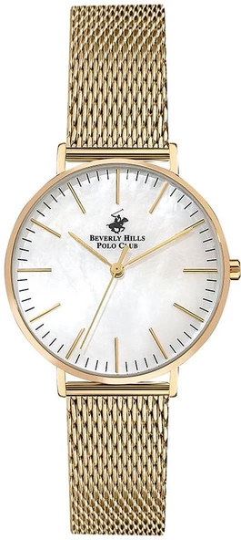BEVERLY HILLS POLO CLUB BP3132C.120 ALTIN BAYAN KOL SAATİ