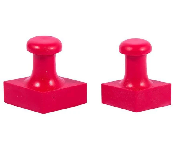 Mühür Özel Alaşım Kauçuk Kaşe Kırmızı Renk Diamond 30x50 - Resim 5