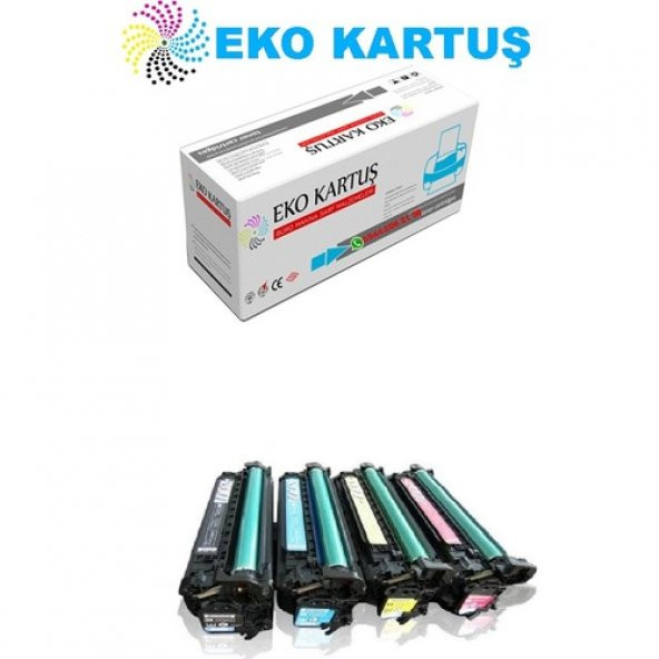 Eko Kartuş Hp Color Laserjet CP4025DN (CE260-CE261-CE262-CE263) (647A-648) Set Muadil Toner ürün görseli