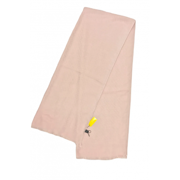 Pembe Desenli Mevsimlik 180x70cm %65 Yün,%35 Kaşmir Şal