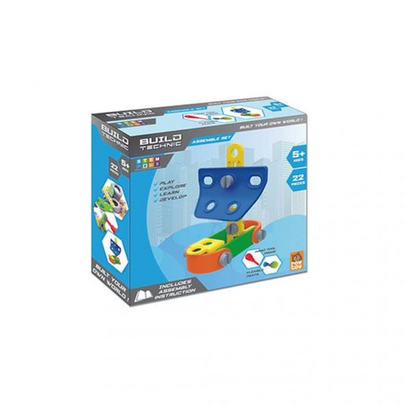 Roy Toy Sök Tak Araçlar 22 Parça YELKENLİ Kendin Yap Oyun Seti 3+ Yaş Üzeri Çocuklar İçin - 3