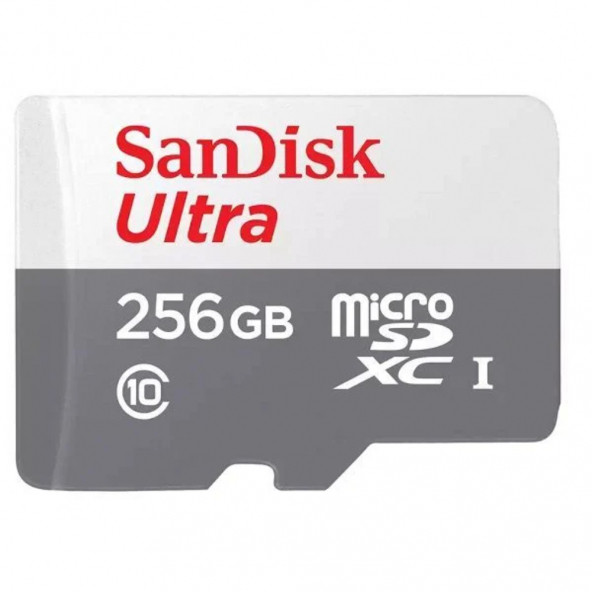 Sandisk Ultra 256GB 100MB/S microSDXC UHS-I Hafıza Kartı SDSQUNR-256G-GN3MN