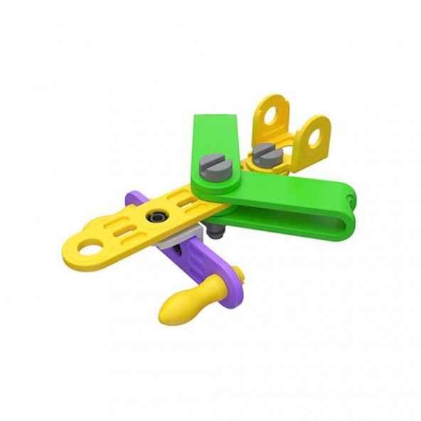 Roy Toy Sök Tak Araçlar 15 Parça KÜÇÜK UÇAK Kendin Yap Oyun Seti 3+ Yaş Üzeri Çocuklar İçin - 2