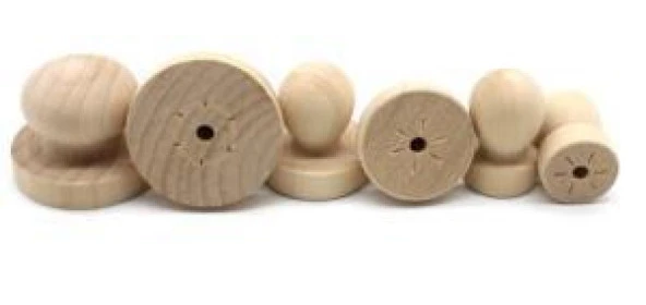 Ahşap Yuvarlak Mühür 25mm - Resim 5