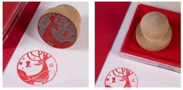 Ahşap Yuvarlak Mühür 25mm - Resim 7