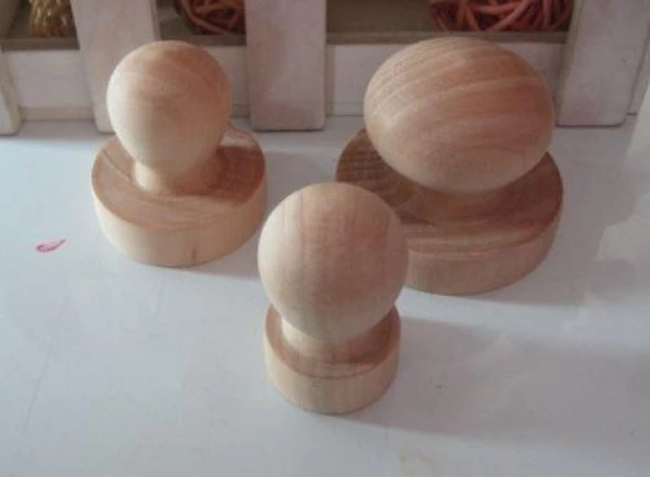 Ahşap Yuvarlak Mühür 25mm - Resim 12