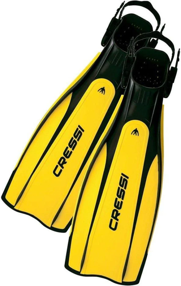 Cressi Pro Light Palet, Tüplü Dalış, Derin Dalış, Yüksek Performans Palet Sarı/Siyah L-XL (44-45)