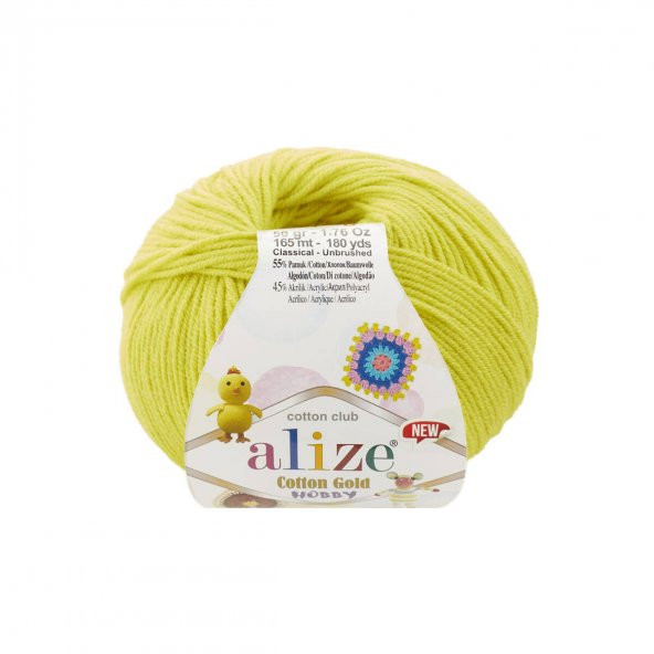 Alize Cotton Gold Hobby New Limon 668
