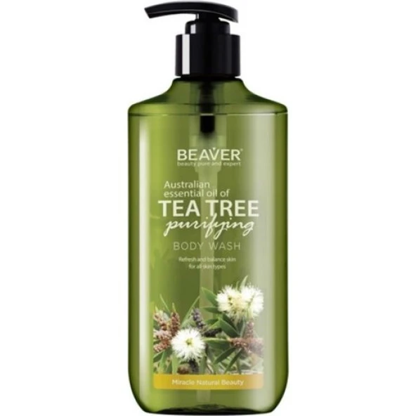 Beaver Tea Tree Oil Purifying Body Wash Duş Jeli 400 ml
