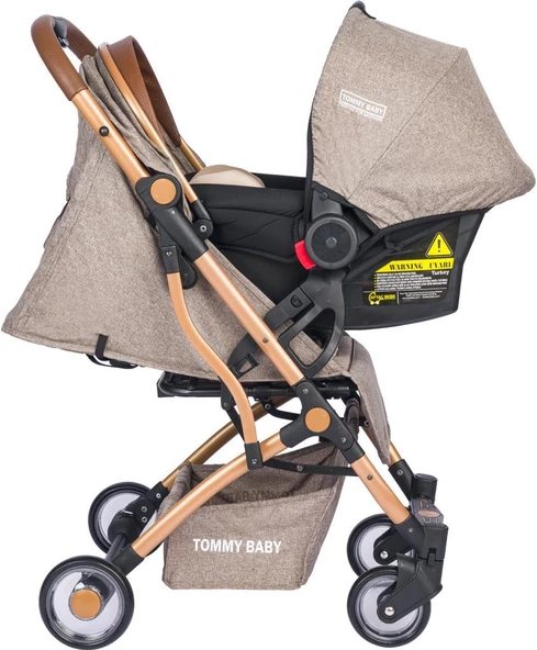 TommyBaby Mia Kabin Travel Bebek Arabası Gold Kabin Boy - 10