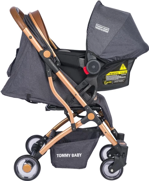 TommyBaby Mia Kabin Travel Bebek Arabası Gold Kabin Boy - 8
