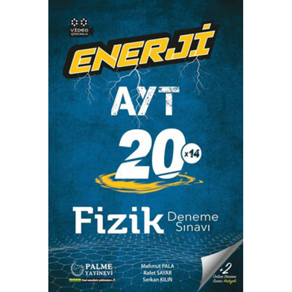 Palme Yayınevi AYT Fizik Enerji 20 Deneme Sınavı