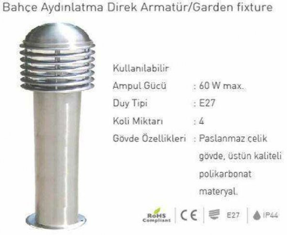 TP Elektrik 100 cm Bahçe Aydınlatma Direk Armatür - 1