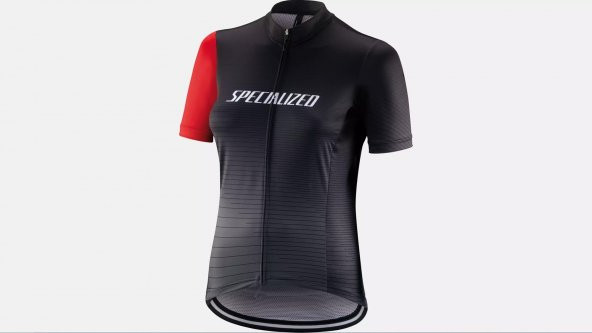 Specialized RBX Comp Team Kısa Kollu Kadın Forma - Siyah/Kırmızı - M