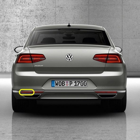 VW Passat B8 2015-2019 Arka Tampon Sol Dış Reflektörü 3G0945105A