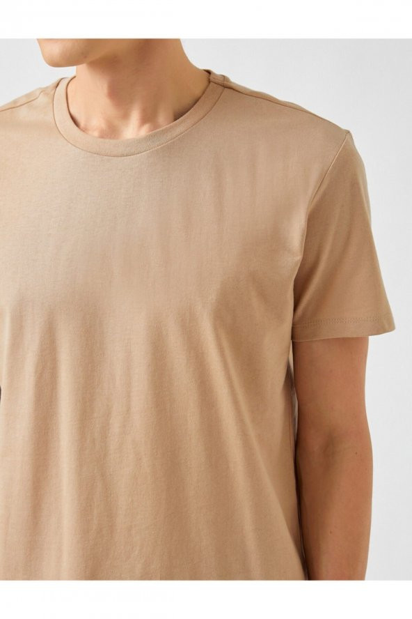 SlimA Fit Basic Tişört - Resim 5