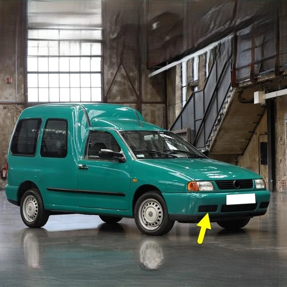 VW Caddy 1996-2003 Ön Tampon Sağ Sis Kapağı Sissiz 6K5853666A