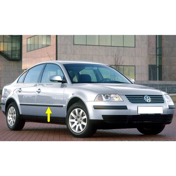 VW Passat B5.5 2001-2005 Sağ Ön Kapı Çıtası Siyah Plastik 3B0853516