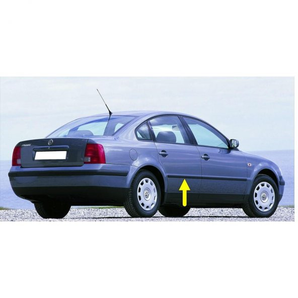 VW Passat B5 1997-2000 Sağ Arka Kapı Çıtası Siyah Plastik 3B0853754