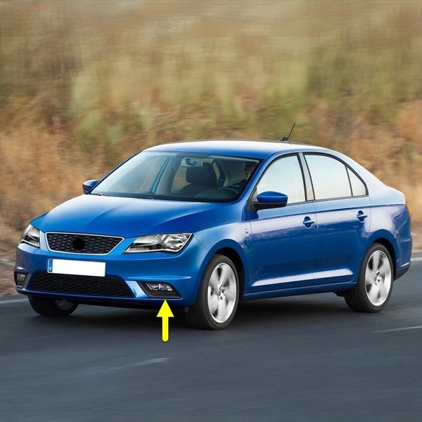 Seat Toledo 2013-2019 Ön Tampon Sol Sis Farı Çerçevesi 6JA807681