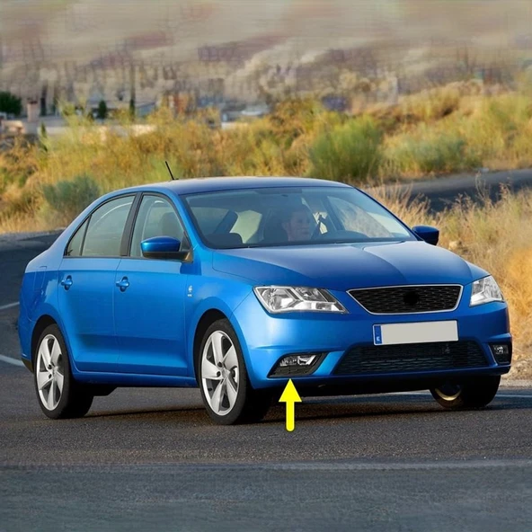 Seat Toledo 2013-2019 Ön Tampon Sağ Sis Farı Çerçevesi 6JA807682