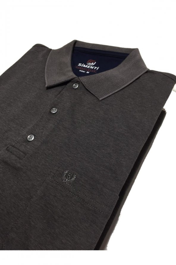 Yakalı Klasik Kısa Kol Erkek Tişört - 2278 - Resim 2