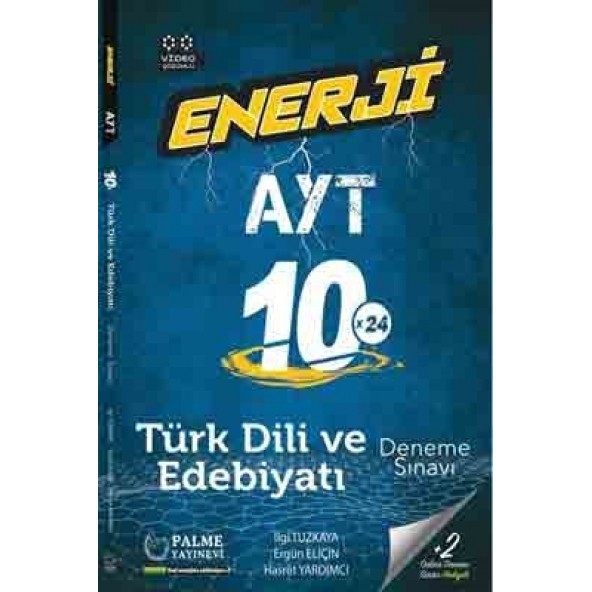 Palme Yayınevi 2022 AYT Türk Dili ve Edebiyatı Enerji 10x24 Deneme Sınavı