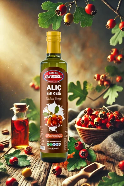 Alıç Sirkesi Doğal Fermantasyon 500 ml - 2