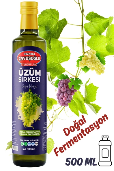Üzüm Sirkesi Doğal Fermantasyon 500 ml - 3