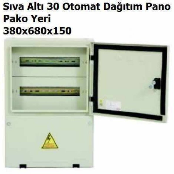 TP Elektrik Sıva Altı 30 Otomat Pako Yeri Dağıtım Panosu