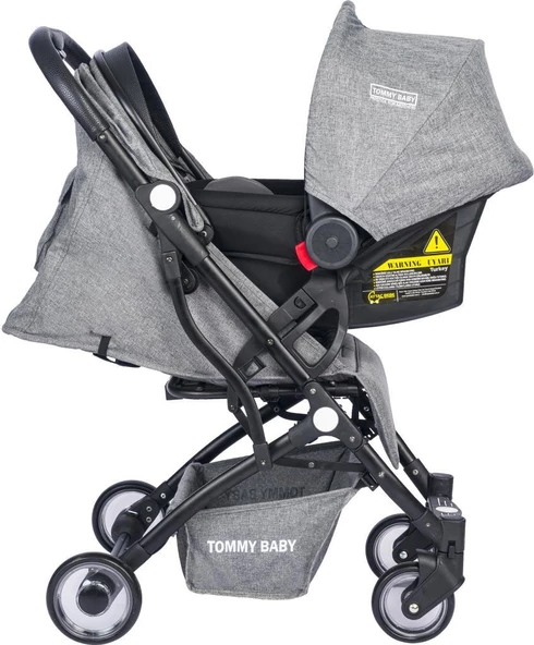 TommyBaby Mia Kabin Travel Bebek Arabası Black Kabin Boy - 8