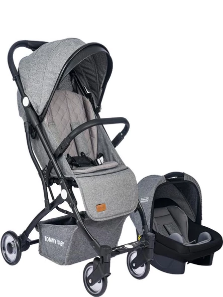 TommyBaby Mia Kabin Travel Bebek Arabası Black Kabin Boy - 2