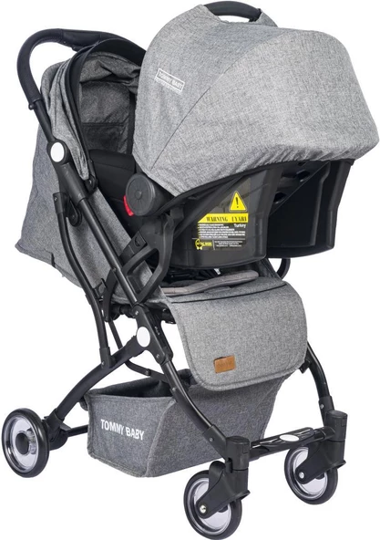 TommyBaby Mia Kabin Travel Bebek Arabası Black Kabin Boy - 7