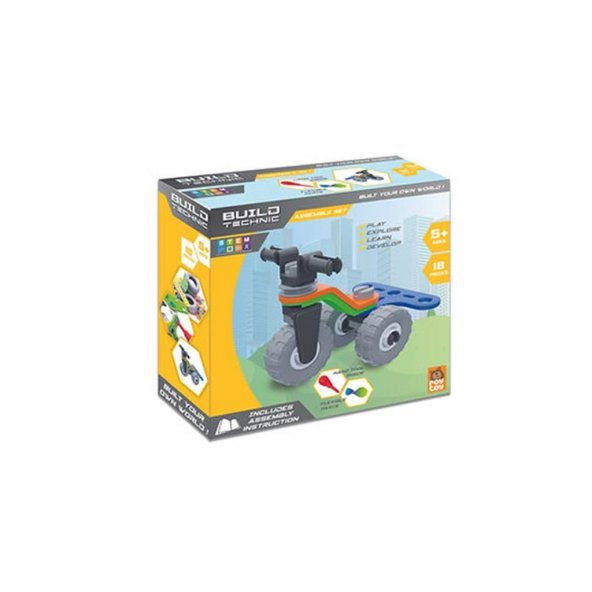 Roy Toy Sök Tak Araçlar 18 Parça SELELİ MOTOR Kendin Yap Oyun Seti 3+ Yaş Üzeri Çocuklar İçin - 3
