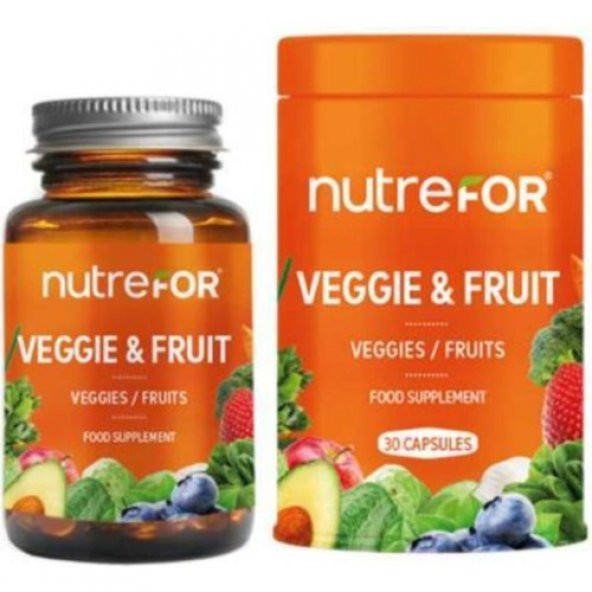 Nutrefor Veggie Fruit 30 Kapsül