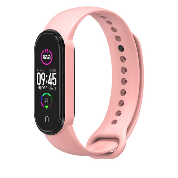 Xiaomi Mi Band 5 Zore Klasik Kordon Lyon Tech  NO12