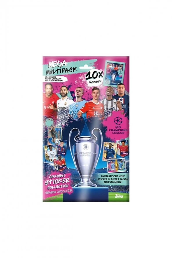 Uefa Şampiyonlar Ligi 22-23 Sezonu Stickerları - Mega Multi Paket
