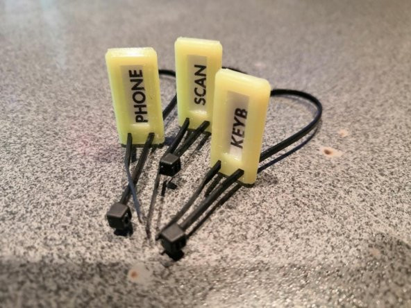 Kablo Etiketi Plastik Aparat - 2