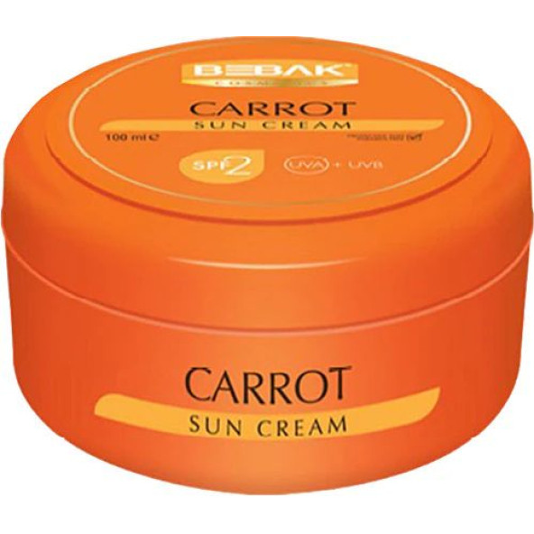 Bebak Havuç Özlü Bronzlaştırıcı Güneş Kremi 200 ml