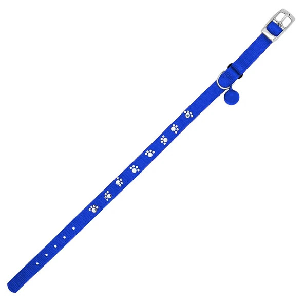 Royalist PC-11 Pati Baskılı Kedi-Köpek Tasması 10mm*30cm Mavi ürün görseli 1