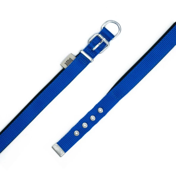 Doggie Konfor Dokuma Boyun Tasması Royal Mavi 2.0*35-40 cm (DSBT-2010 M) - 3