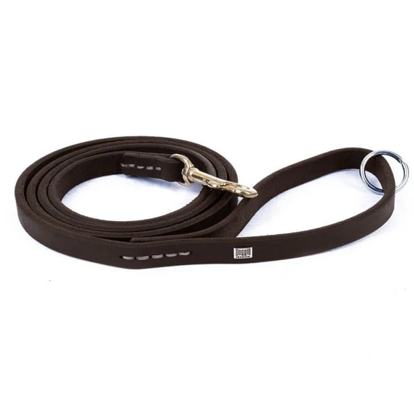 Doggie Yağlı Derili Eğitim Gezdirme Tasması Kahve 1.1*150 cm (YEGT11 S) - 4